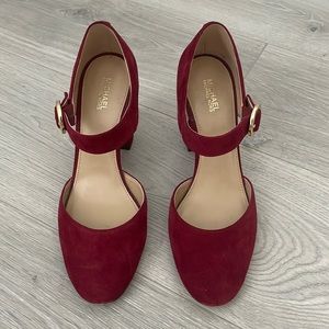 Michael Kors Red Mary Janes